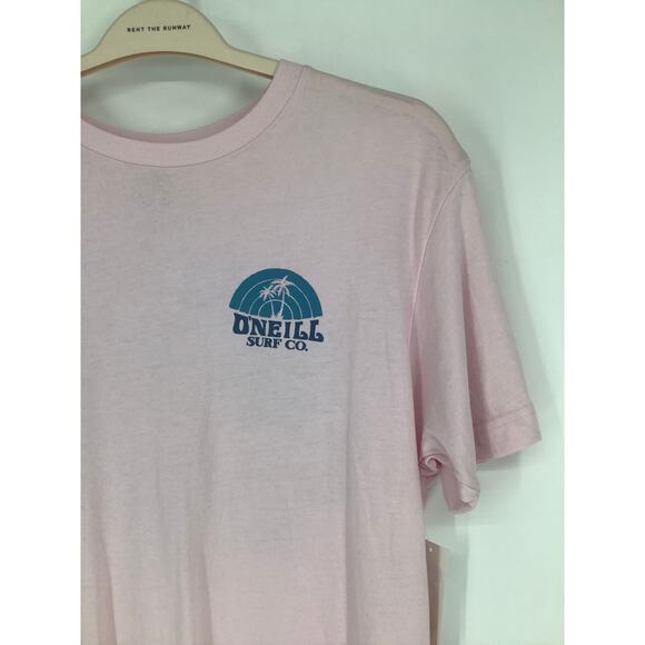 O'Neill Men's Medium Pink Shaved Ice Short Sleeve T-Shirt Casual Summer N3-30 - Picture 2 of 6